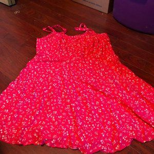 Torrid Pink Flower Dress